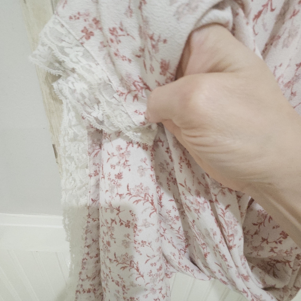 Floral Spaghetti Strap Midi Dress "And Now This" size xs. New - Picture 9 of 13